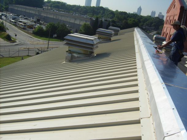 City of Atlanta - Hemphill Pump Station - 72,000 SQ FT - Metal Roof With Standing Seam